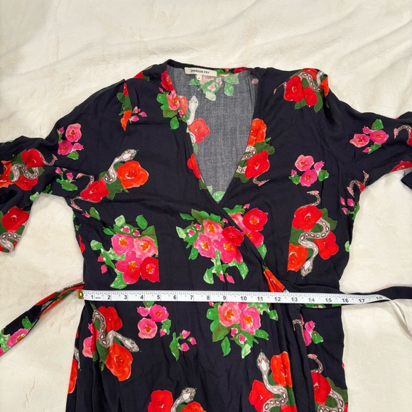 Emerson Fry Floral Maxi Dress - Navy and Red - Picture 9 of 10